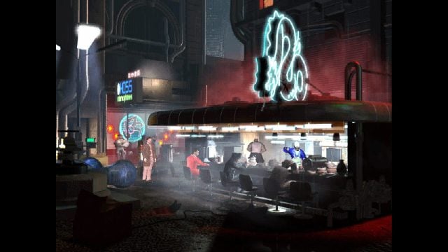Diner in the Blade Runner video game