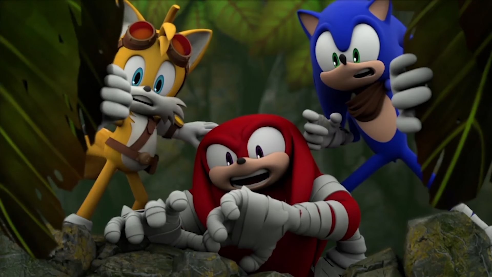 the cast of Sonic Boom