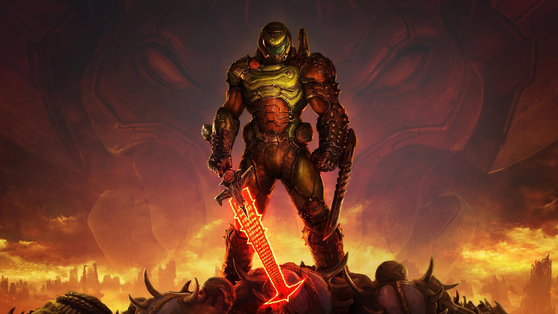 Doom Eternal Horde Mode update 6.66 art - the best doom game ever made to date.