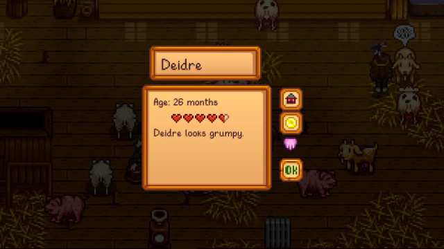 Stardew Valley animal mood