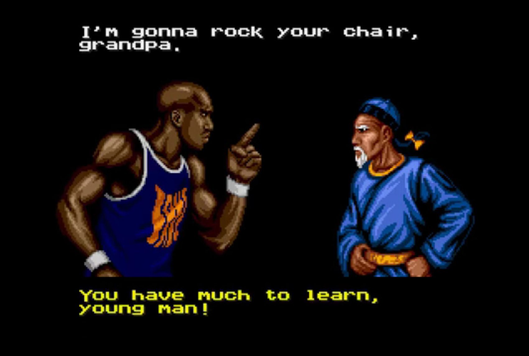 Shaq Fu Taunt