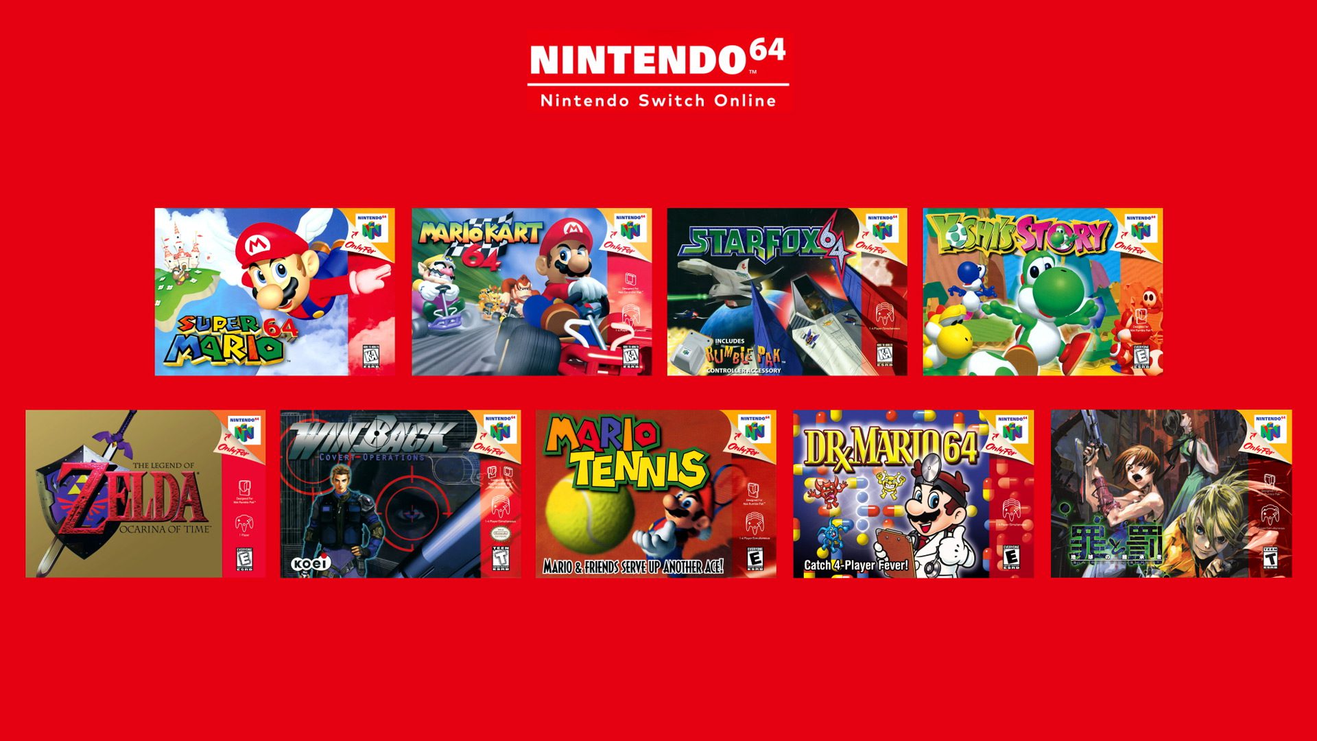 N64 games Switch Online