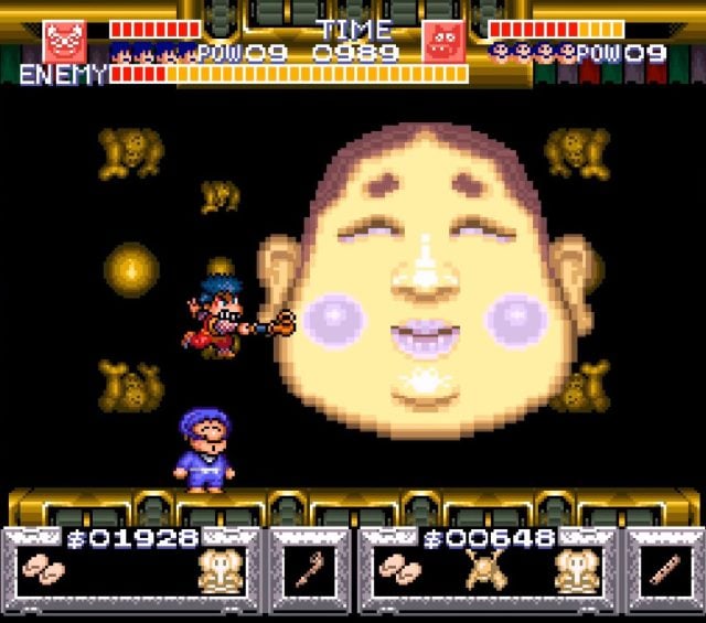 Legend of the Mystical Ninja Giant Face