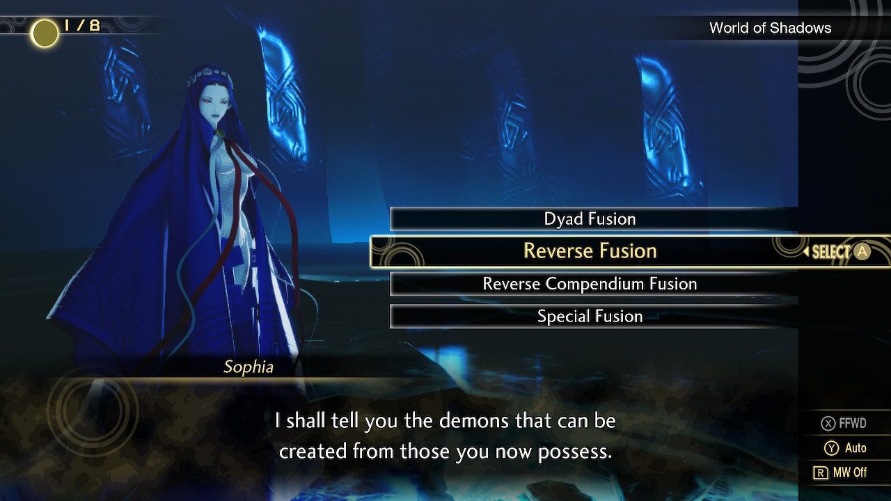 Shin Megami Tensei V reverse fusion