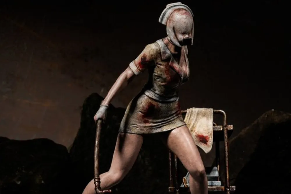 silent hill 2 nurse numskull statue