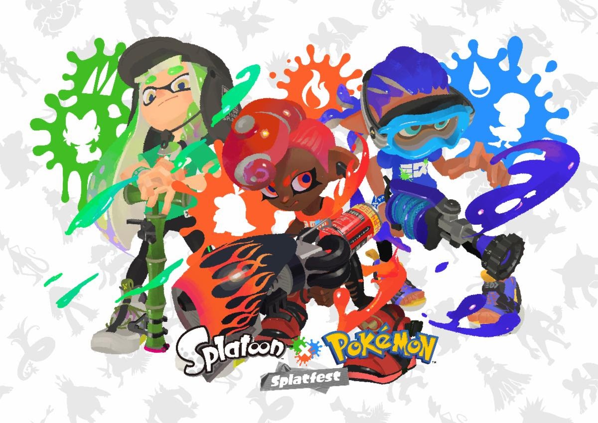 Splatoon 3 Pokemon Splatfest