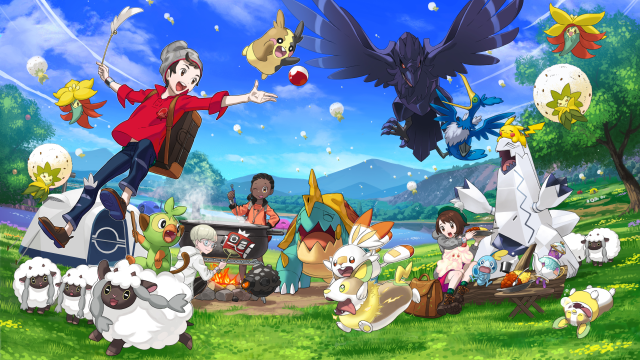 Pokemon Sword Shield Promotional Art