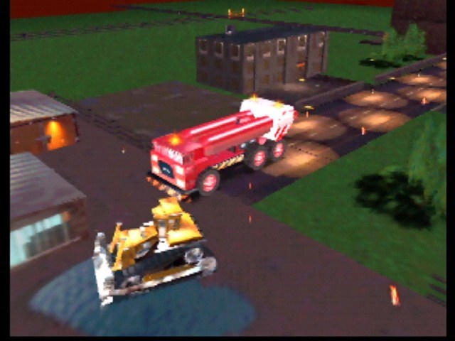 Blast Corps with truck.