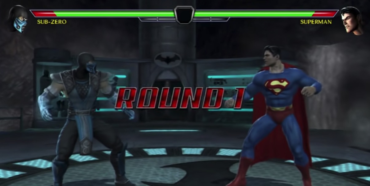 Superman features in a fight in Mortal Kombat vs. DC Universe.