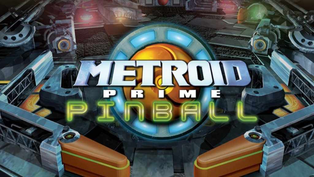 The Metroid Prime Pinball game's title image. 