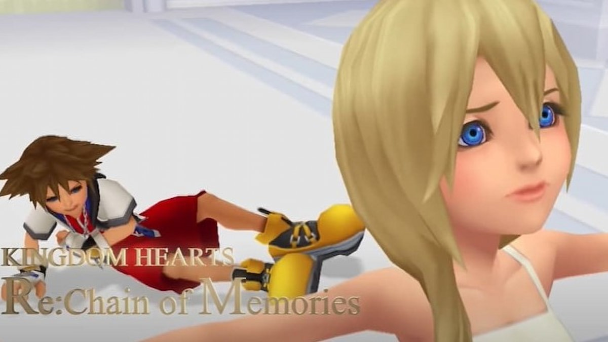 Namine and Sora in Kingdom Hearts series