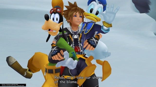 Donald and Goofy Kingdom Hearts Best gaming companions