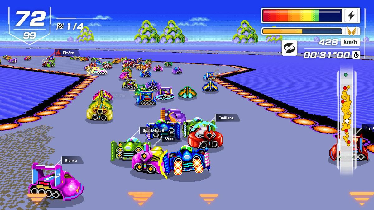 F-Zero 99 is free to download and play from the Nintendo Switch eShop