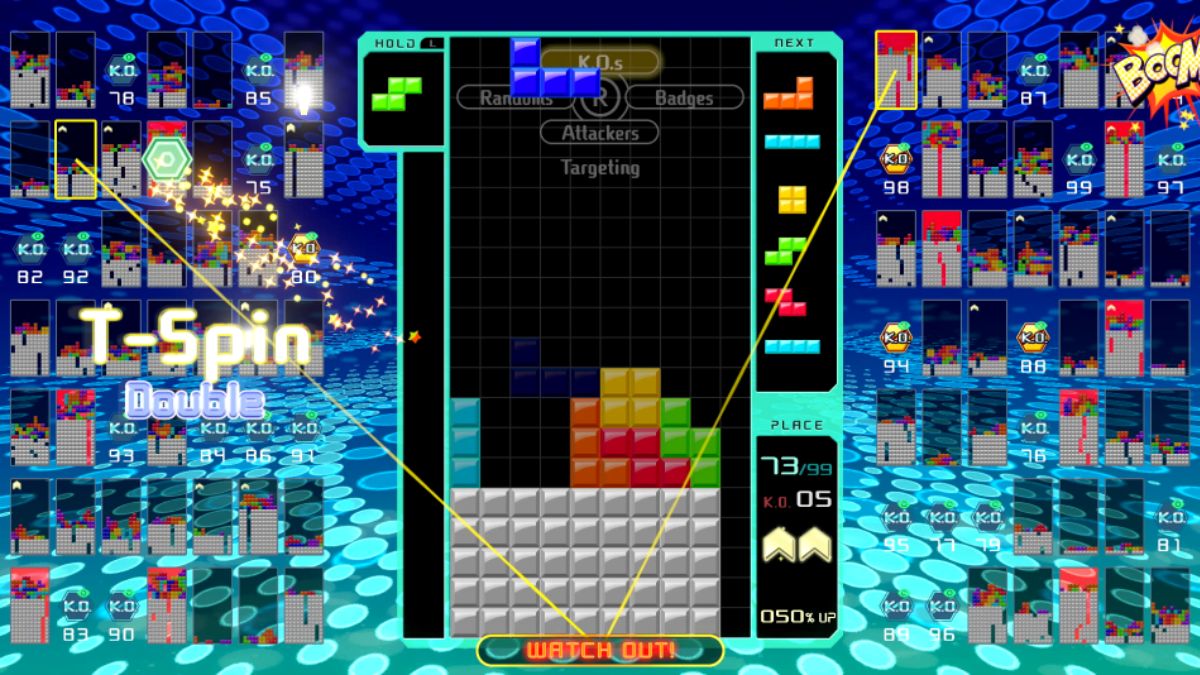 Tetris 99 is free to download and play from the Nintendo Switch eShop