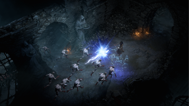 Diablo 4 Sorceress combat