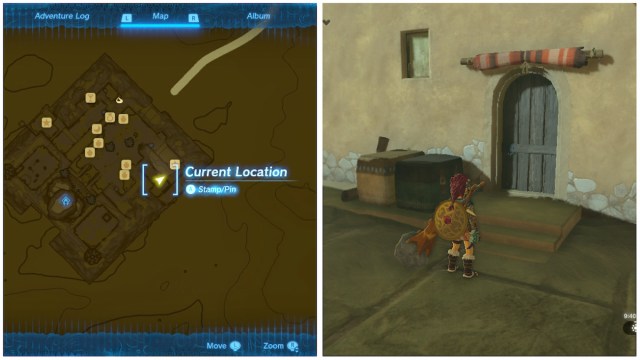 Gerudo Secret Shop entrance in TotK