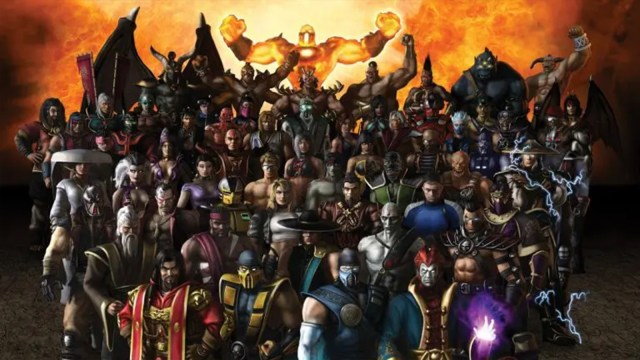 MK Armageddon's huge roster