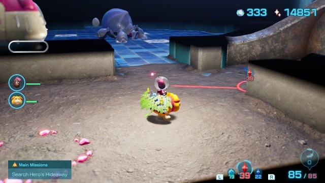 Arctic Cannon Beetle in Pikmin 4.