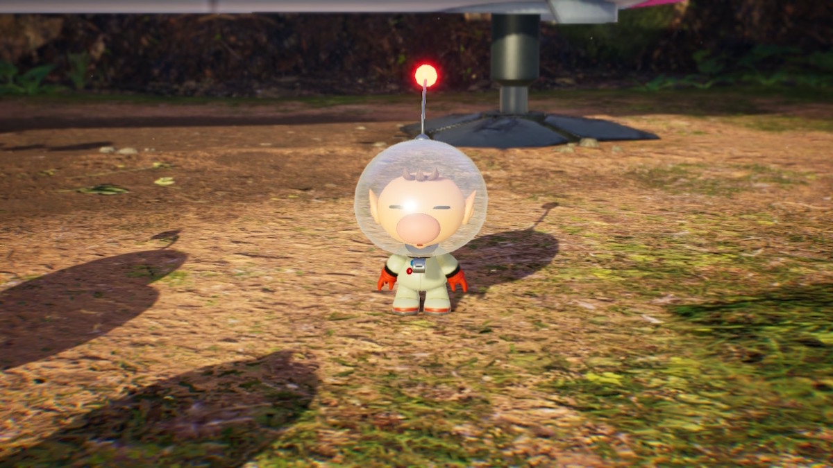 Captain Olimar in Pikmin 4.