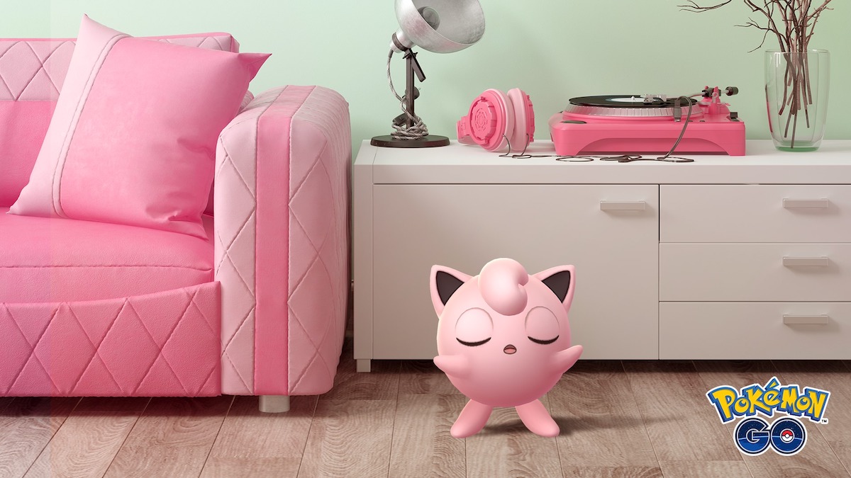 Jigglypuff in living room in Pokemon GO