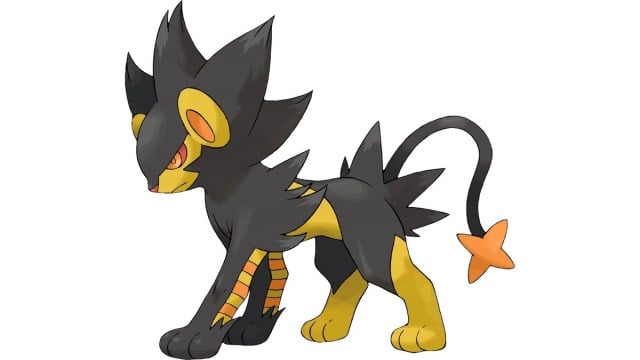 Shiny Luxray in Pokemon.