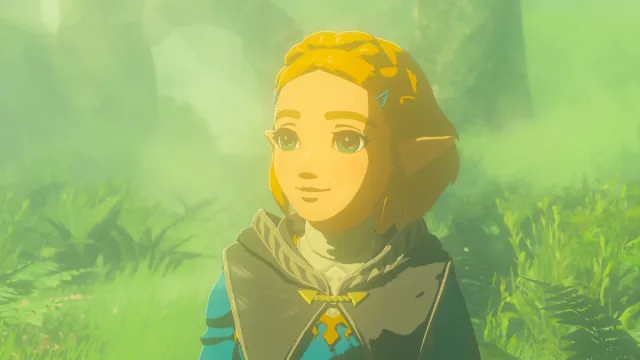 Zelda in The Legend of Zelda: Tears of the Kingdom.