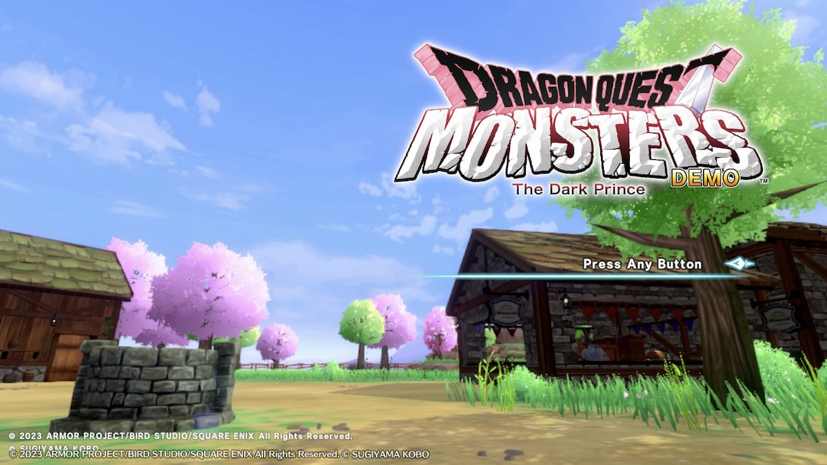 Dragon Quest Monsters The Dark Prince Demo Title