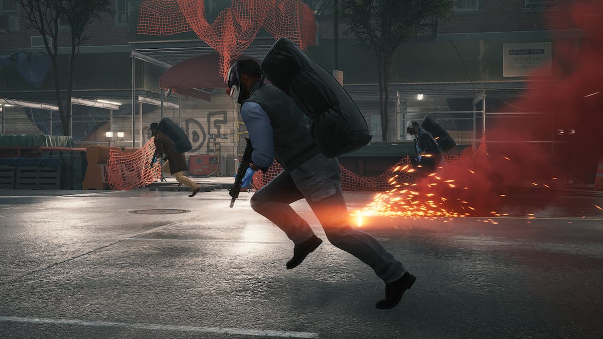 Payday 3 characters running from the scene of the crime