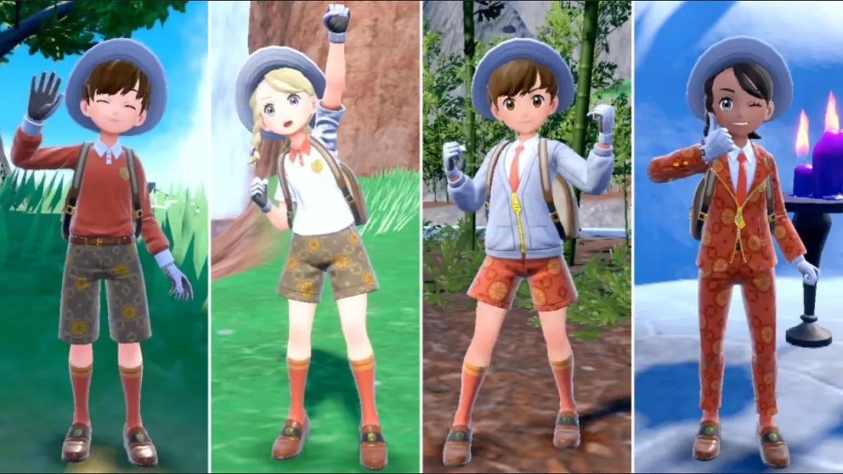 Pokemon Scarlet Violet Hidden Treasures Uniforms