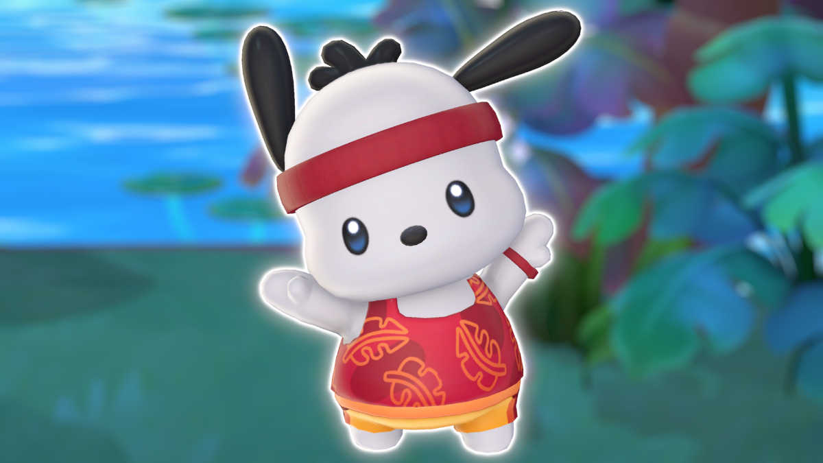 Pochacco in Hello Kitty Island Adventure