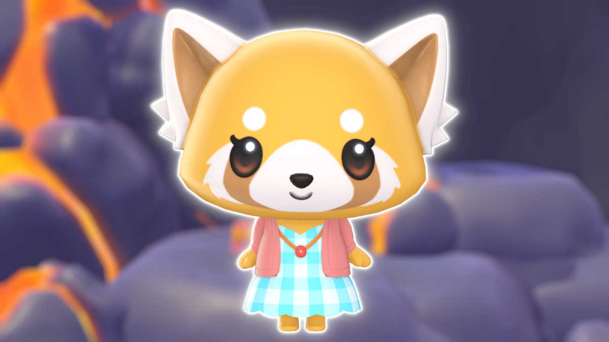 Retsuko in Hello Kitty Island Adventure