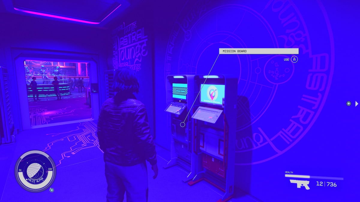 Bounty kiosk in Neon