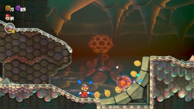 Finding the Wonder Flower in Where the Rrrumbas Rule in Super Mario Bros. Wonder