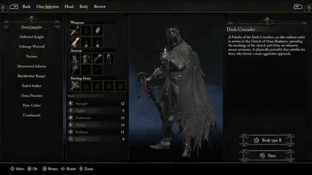 The Dark Crusader Class in Lords of the Fallen