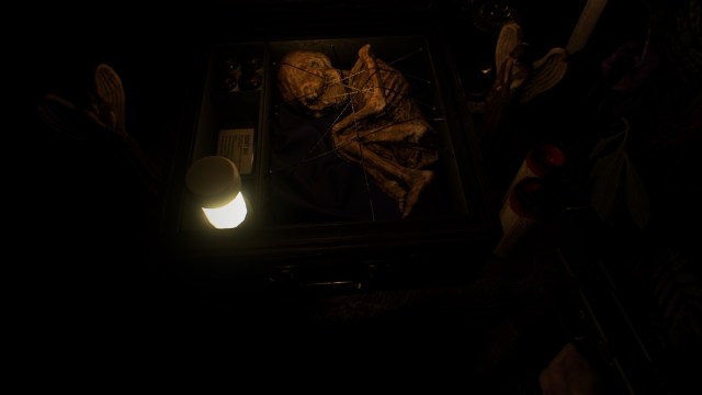 Skeleton in Resident Evil 7.