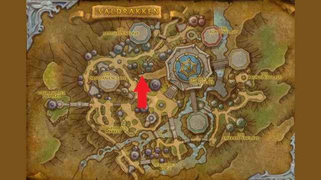 The Sparks of Life NPC location in Valdrakken in WoW. 