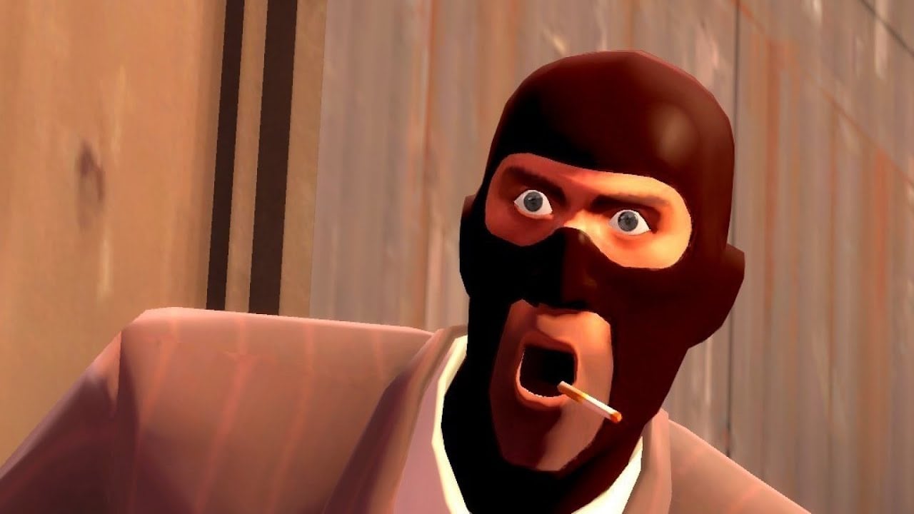 The spy from Team Fortress 2