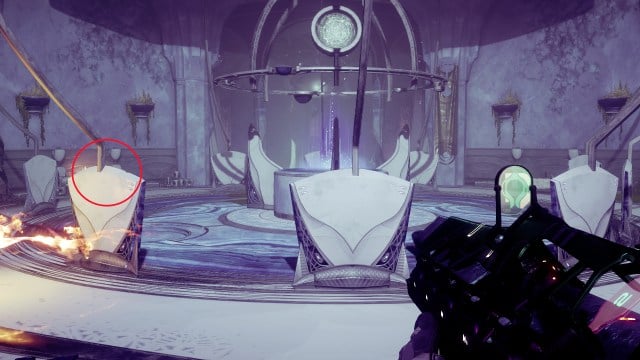 The location for Destiny 2's Gnashing Chamber Starcat