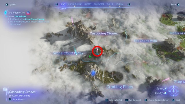 How to find Free fast travel Ancestor Skill in Avatar: FoP map location