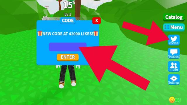 How to redeem codes in Hide and Seek Transform