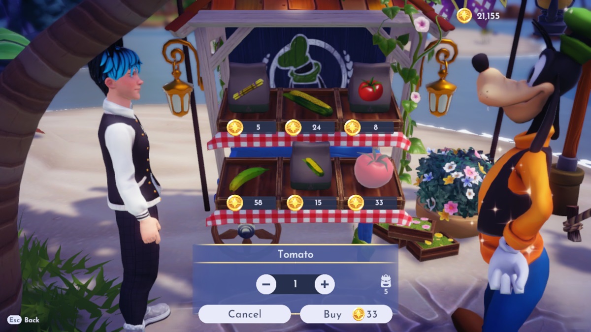 Where to find tomatoes in Disney Dreamlight Valley