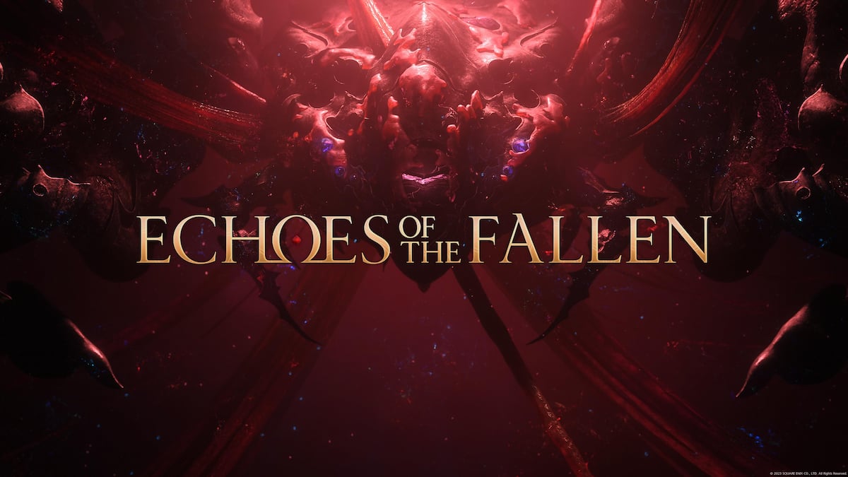 Echoes of the Fallen title card in Final Fantasy XVI