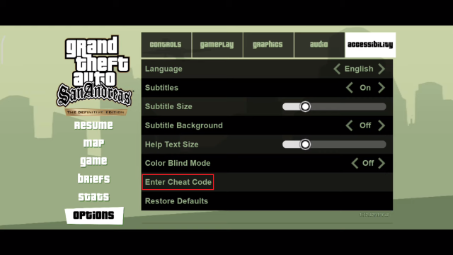 How to use Cheat Codes in GTA: The Trilogy – the Definitive Edition on Netflix mobile