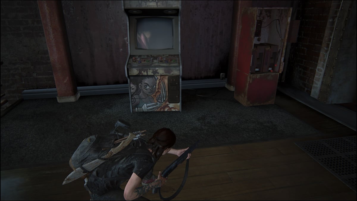 Ellie in combat in The Last of Us Part 2 Remastered.