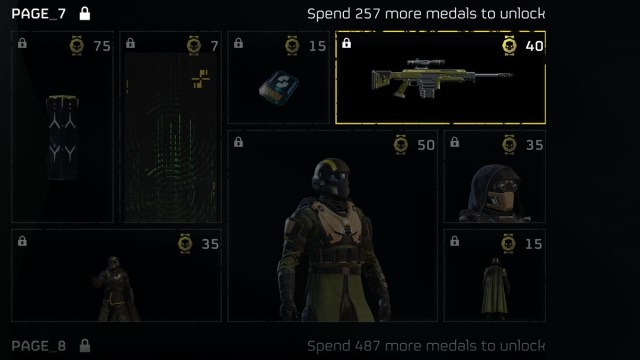 Screenshot of Helldivers 2's baseline Helldivers Mobilize season pass, showing off some of the possible unlocks players may want to target.