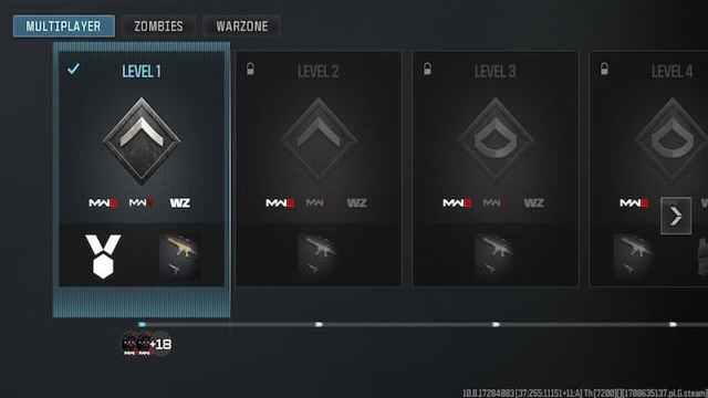 rank reset mw3