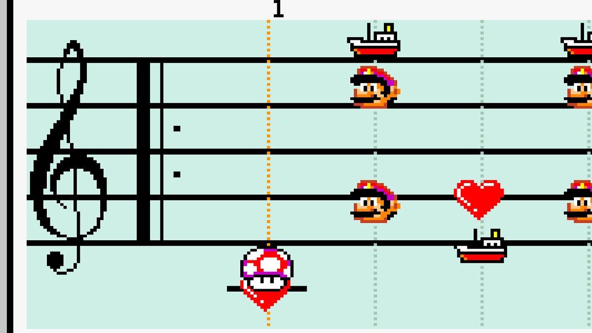 Mario Paint Music writer