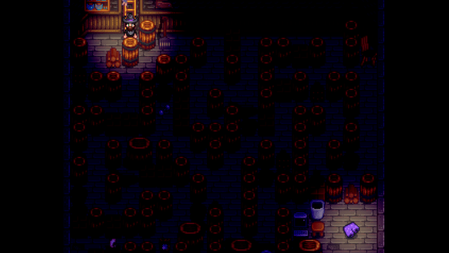 Mayor Lewis' secret cellar in Stardew Valley