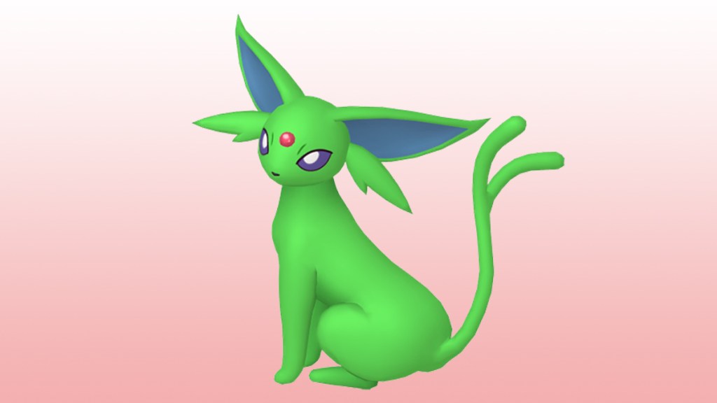 Shiny eeveelution of Espeon