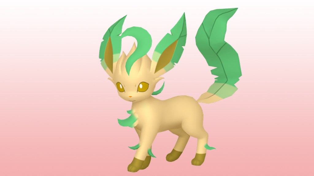 Shiny Leafeon in Pokemon Go